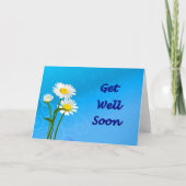 Krijg goed van Coronavirus Daisy Kaart (Voorkant)