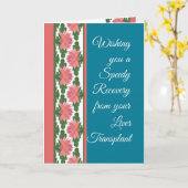 Krijg goed van leverchirurgie Kaart, waterlelies Kaart (Gele Bloem)