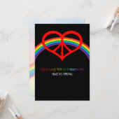 Krijg goed vlak Wenskaart Kaart (Voorkant / Achterkant in situ)