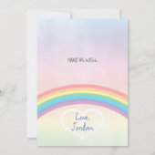 Krijg goed vlak Wenskaart Kaart (Achterkant)