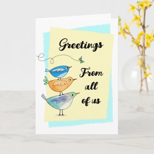 Krijg Goed wenst toevoegen Naam van het Wenskaart  Kaart (Gele Bloem)