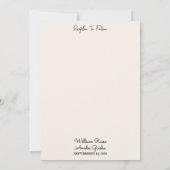 Krijg Groene Boho Leaf Desert Cactussen Succulent Kaart (Achterkant)