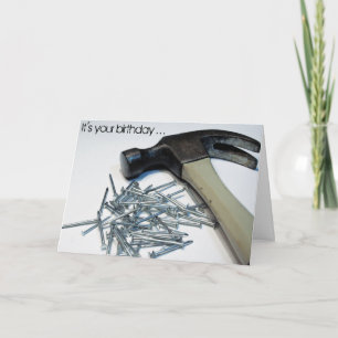 Krijg Hammered verjaardagskaart Kaart