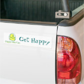 Krijg Happy Bumpersticker (Op Truck)