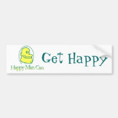 Krijg Happy Bumpersticker (Voorkant)