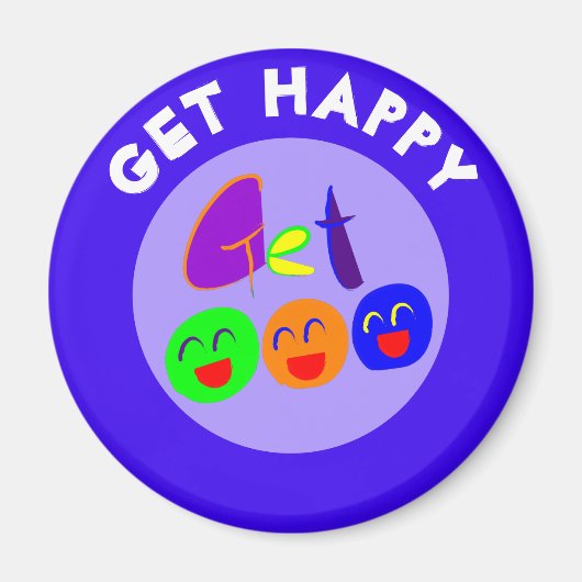 KRIJG HAPPY MAGNEET (Voorkant)