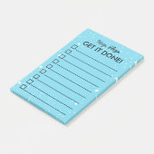 Krijg het gedaan Tiny Stars to Do List | Aangepast Post-it® Notes (Schuin)