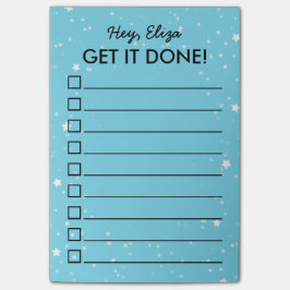 Krijg het gedaan Tiny Stars to Do List | Aangepast Post-it® Notes