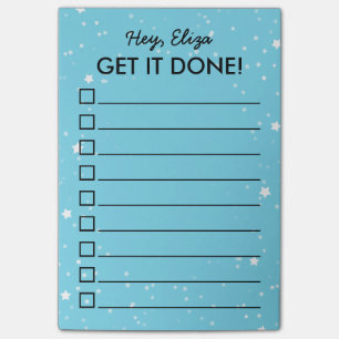 Krijg het gedaan Tiny Stars to Do List Aangepast Post-it® Notes