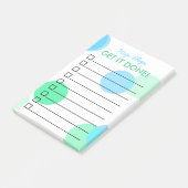 Krijg het Gemengde Confetti om Lijst te doen | Aan Post-it® Notes (Schuin)