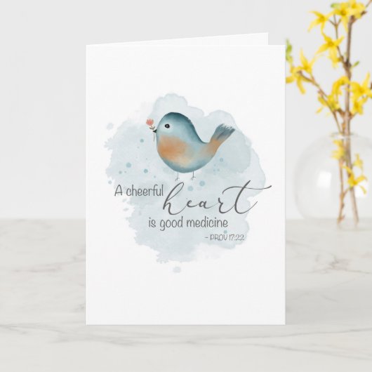 Krijg het Goed denken van de Vogel van de Waterver Kaart (Gele Bloem)