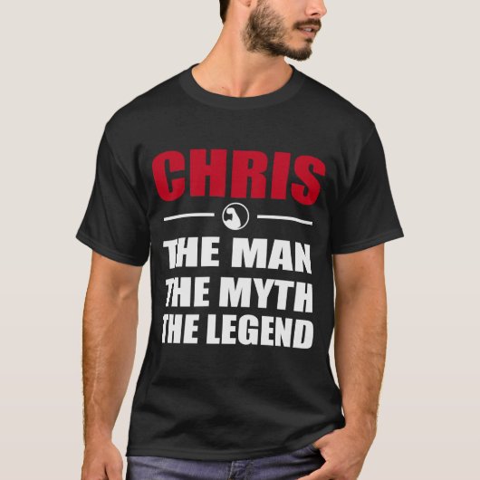 KRIJG HET MAN DE MYTH DE LEGEND T-SHIRT (Voorkant)
