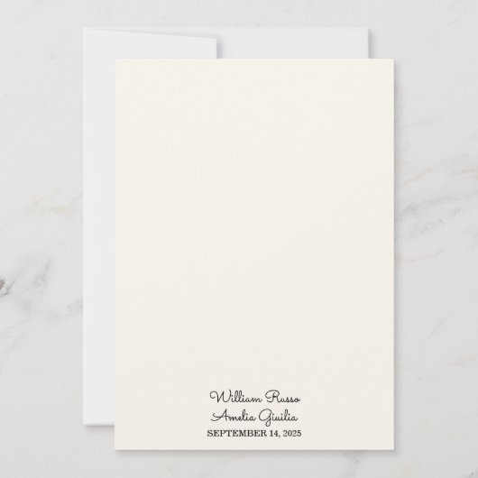 Krijg Hout Bamboe Roze Sakura Kersenbloesem Bruilo Kaart (Achterkant)