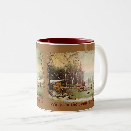 Krijg Ice Coffee Mok (Voorkant rechts)