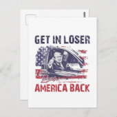 Krijg in Loser We nemen Amerika terug Trump Briefkaart (Voorkant / Achterkant)