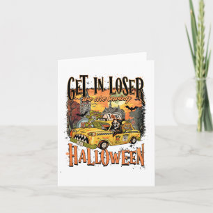 Krijg in Loser We redden Halloween Spooky Skelet Kaart