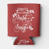 krijg je een kleine kerstman ? blikjeskoeler (Voorkant)