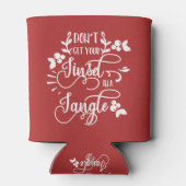 krijg je een kleine kerstman ? blikjeskoeler (Achterkant)