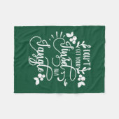 krijg je een kleine kerstman ? fleece deken (Voorkant (Horizontaal))