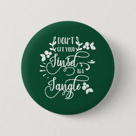 krijg je een kleine kerstman ? ronde button 5,7 cm