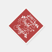 krijg je een kleine kerstman ? servetten (Hoek)