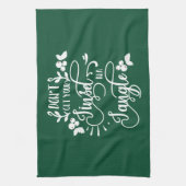 krijg je een kleine kerstman ? theedoek (Verticaal)