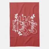 krijg je een kleine kerstman ? theedoek (Verticaal)