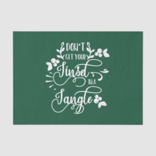 krijg je een kleine kerstman ? tissuepapier