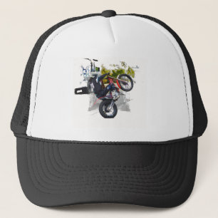 Krijg je gas - Motocross stuntrijder Trucker Pet