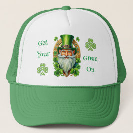 Krijg je groen op Leprechaun St Patrick's Day Trucker Pet