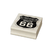 Krijg je kicks op Route 66 Travel Rubber Stamp Rubberstempel (Stempel)