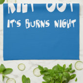 Krijg je kilt eruit, het is Burns Night Schotse di Theedoek (Gevouwen)