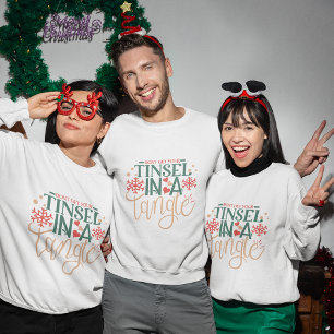Krijg je klatergoud niet in een wirwar kerst trui