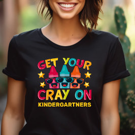 Krijg je kleurpotlood aan leuk persoonlijk niveau Tri-Blend shirt