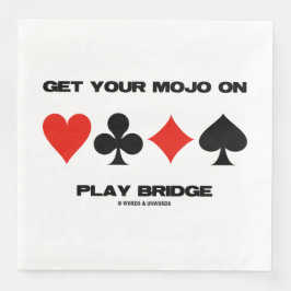 Krijg je Mojo op Play Bridge Vier Kaart pakken Servet