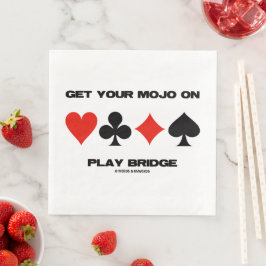 Krijg je Mojo op Play Bridge Vier Kaart pakken Servet