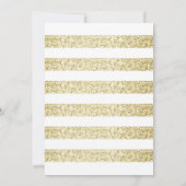 Krijg je sprankeling op nieuwjaarsfeest uitnodigin kaart (Achterkant)