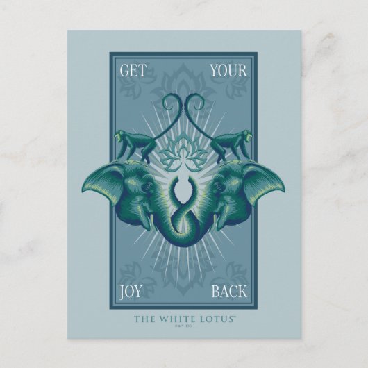 Krijg je vreugde terug - De Witte Lotus Briefkaart (Voorkant)