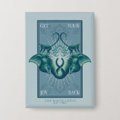 Krijg je vreugde terug - De Witte Lotus Button (Voorkant)