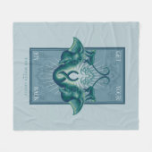 Krijg je vreugde terug - De Witte Lotus Fleece Deken (Voorkant (Horizontaal))