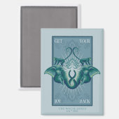 Krijg je vreugde terug - De Witte Lotus Magneet (Voorkant / Achterkant)