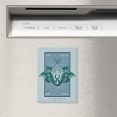 Krijg je vreugde terug - De Witte Lotus Magneet (Insitu (Vaatwasser))