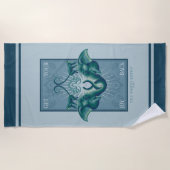 Krijg je vreugde terug - De Witte Lotus Strandlaken (Voorkant)