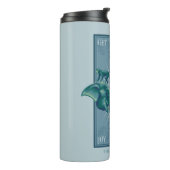 Krijg je vreugde terug - De Witte Lotus Thermosbeker (Gedraaid links)