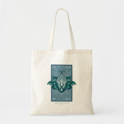 Krijg je vreugde terug - De Witte Lotus Tote Bag (Voorkant)