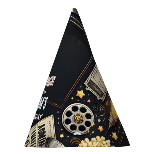 Krijg jongen Camping Popcorn Movie Night 13e verja Feesthoedjes (Rechts)