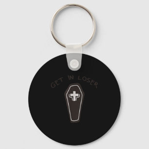 Krijg kist pastel goth halloween esthetiek sleutelhanger