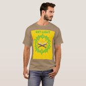 KRIJG LICHT T-SHIRT (Voorkant volledig)