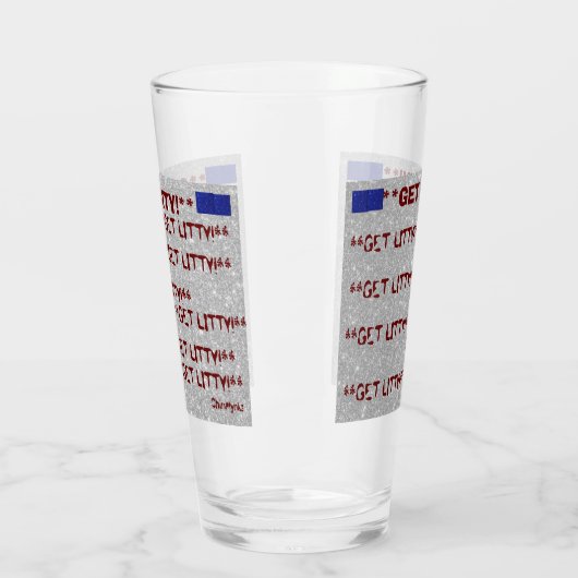 **KRIJG LITTY!* GLASKUP GLAS (Links)