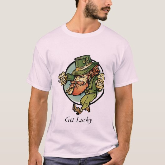 Krijg Lucky Leprechaun T-shirt (Voorkant)